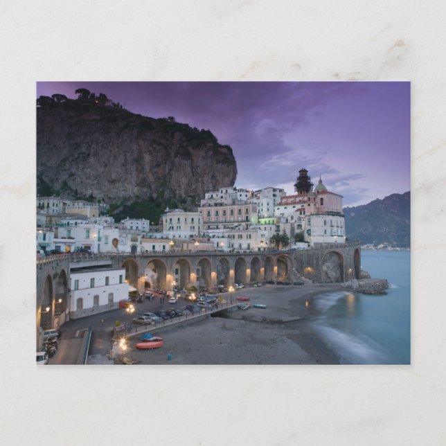 Europa, Italien, Kampanien (Amalfiküste) Atrani: Postkarte (Vorderseite)