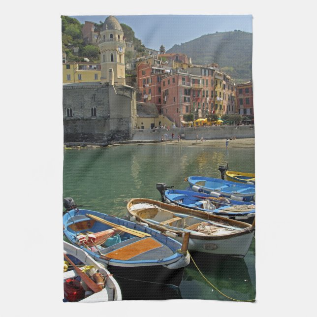 Europa, Italien, Ligurien, Cinque Terre, 2 Handtuch (Vertikal)