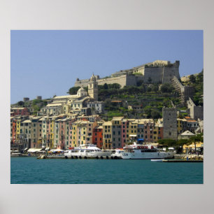 Europa, Italien, Portovenere auch bekannt als Port Poster