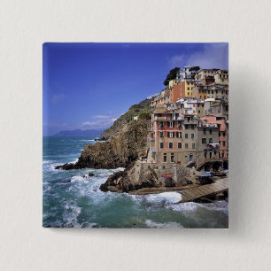 Europa, Italien, Riomaggiore. Riomaggiore Button