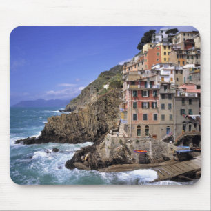Europa, Italien, Riomaggiore. Riomaggiore ist geba Mousepad