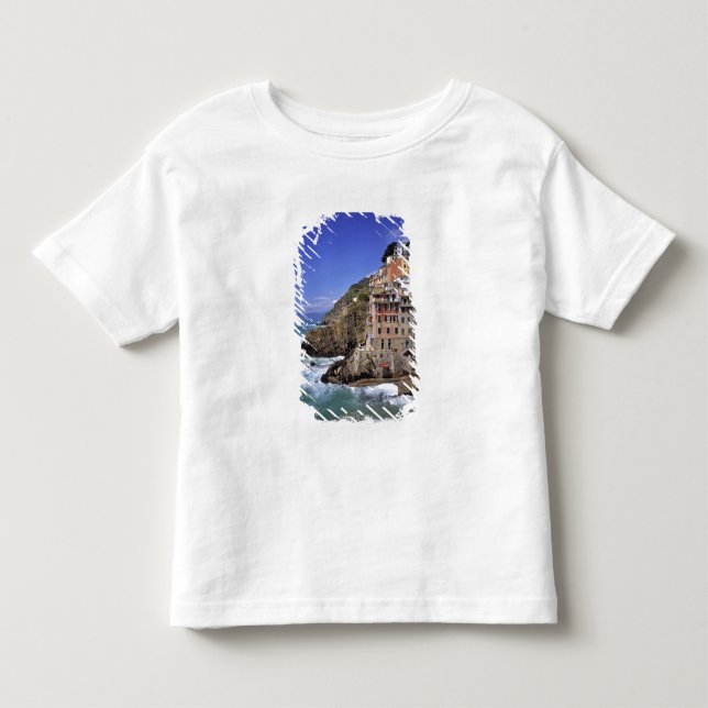 Europa, Italien, Riomaggiore. Riomaggiore Kleinkind T-shirt (Vorderseite)