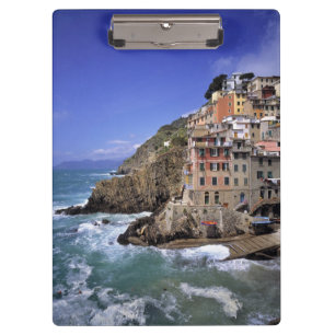 Europa, Italien, Riomaggiore. Riomaggiore Klemmbrett
