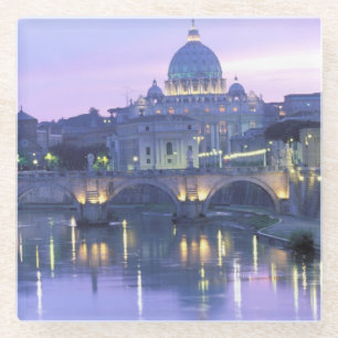 Europa, Italien, Rom, Der Vatikan. St. Peter Glasuntersetzer