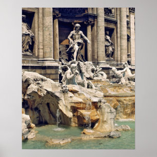 Europa, Italien, Rom. Münzen liegen auf dem Grund Poster
