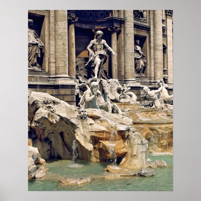 Europa, Italien, Rom. Münzen verstreuen den Boden Poster (Vorne)