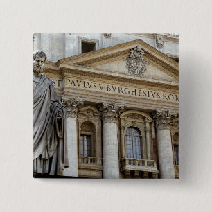 Europa, Italien, Rom. Petersdom (auch bekannt als  Button