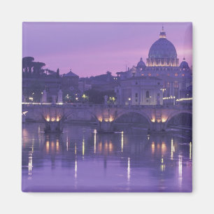 Europa, Italien, Rom. St. Peter und Ponte Sant Magnet