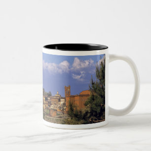 Europa, Italien, San Miniato. Unter einem breiten, Zweifarbige Tasse