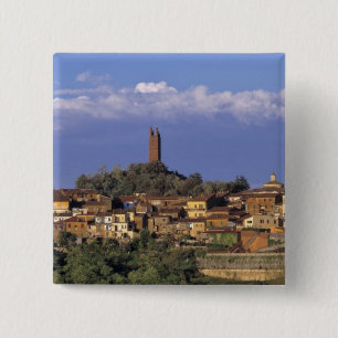 Europa, Italien, San Miniato. Unter einem weiten, Button