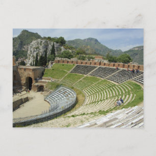 Europa, Italien, Sizilien, Taormina. 3. Jahrhunder Postkarte