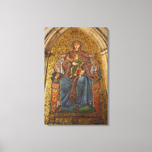 Europa, Italien, Sizilien, Taormina. Madonna und K Leinwanddruck