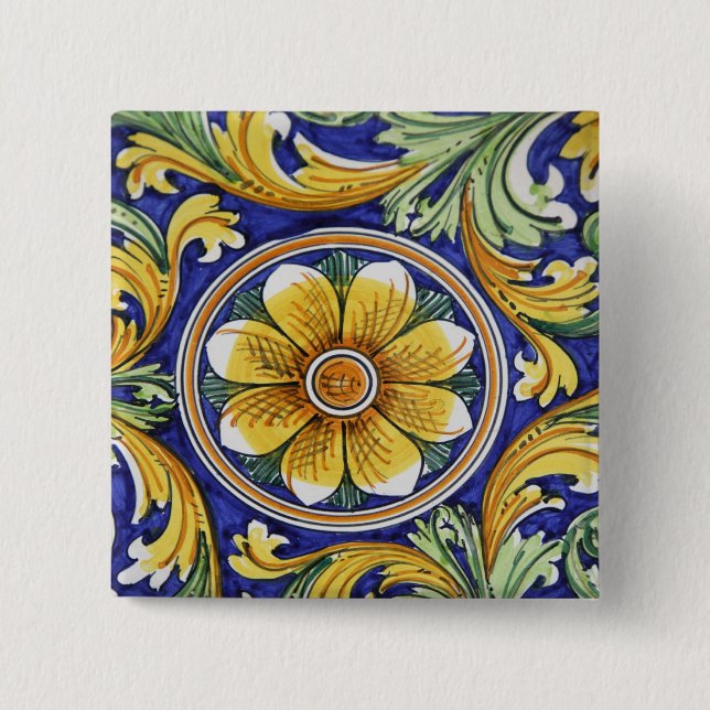 Europa, Italien, Sizilien, Taormina. Traditionell  Button (Vorderseite)
