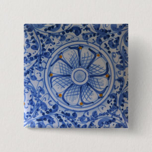 Europa, Italien, Sizilien, Taormina. Traditionell Button