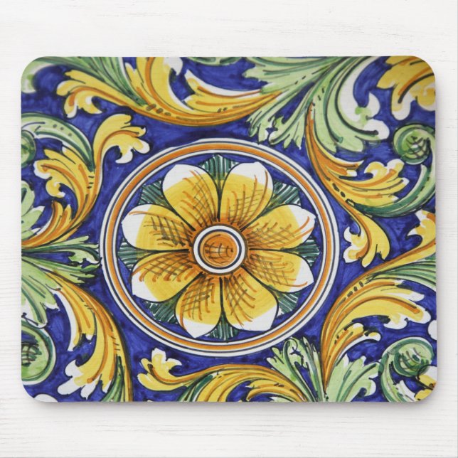 Europa, Italien, Sizilien, Taormina. Traditionell  Mousepad (Vorne)