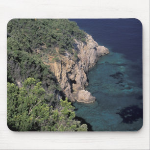 Europa, Italien, Toskana. Felsenküste Kala Mousepad