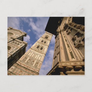 Europa, Italien, Toskana, Florenz Piazza del 3 Postkarte