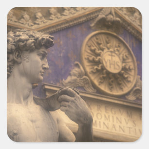 Europa, Italien, Toskana, Florenz, Piazza della Quadratischer Aufkleber