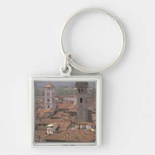 Europa, Italien, Toskana, Lucca, Stadtpanorama Schlüsselanhänger