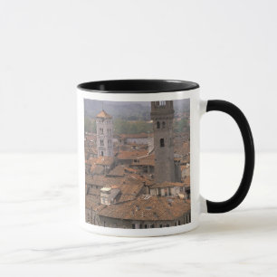 Europa, Italien, Toskana, Lucca, Stadtpanorama Tasse