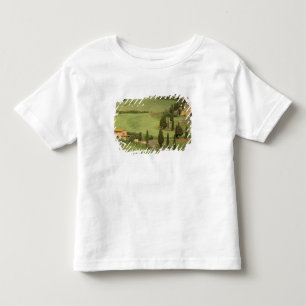 Europa, Italien, Toskana, Monticchiello. Curvy Kleinkind T-shirt