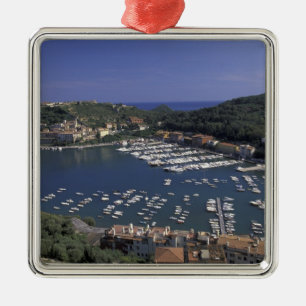 Europa, Italien, Toskana, Porto Ercole, Aussicht a Ornament Aus Metall