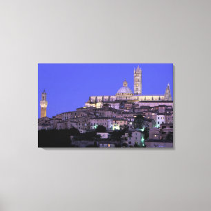 Europa, Italien, Toskana, Siena. 13. Jh. Duomo und Leinwanddruck