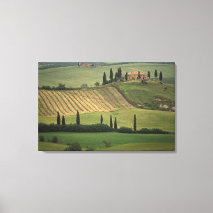 Europa, Italien, Toskana, Val d'Orcia, Toskana Leinwanddruck
