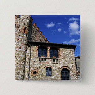 Europa, Italien, Umbrien, Chianti, Montebenichi. Button