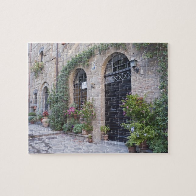 Europa, Italien, Umbrien, Civita, Traditionshaus (Horizontal)