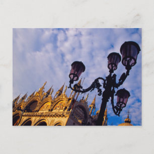 Europa, Italien, Venedig. Byzantinische Basilika u Postkarte