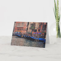 Europa, Italien, Venedig, Gondeln im Kanal