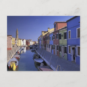 Europa, Italien, Venedig, Murano Island, farbenfro Postkarte