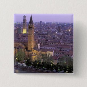 Europa, Italien, Venetien, Verona. Blick vom Caste Button