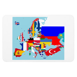 EUROPA-KARTE MAGNET
