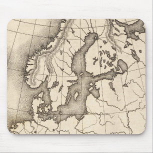 Europa-Karte Mousepad