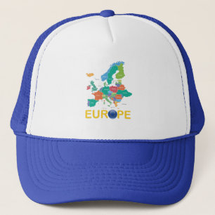 Europa-Karte Truckerkappe