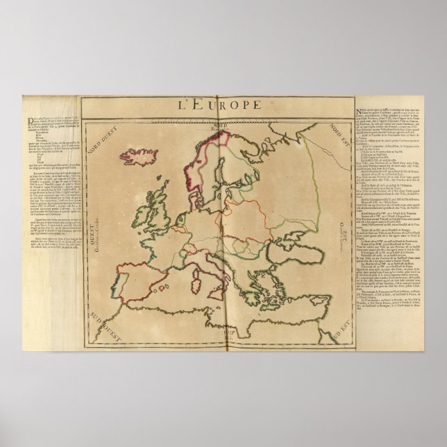 Europa-Klima Poster (Vorne)