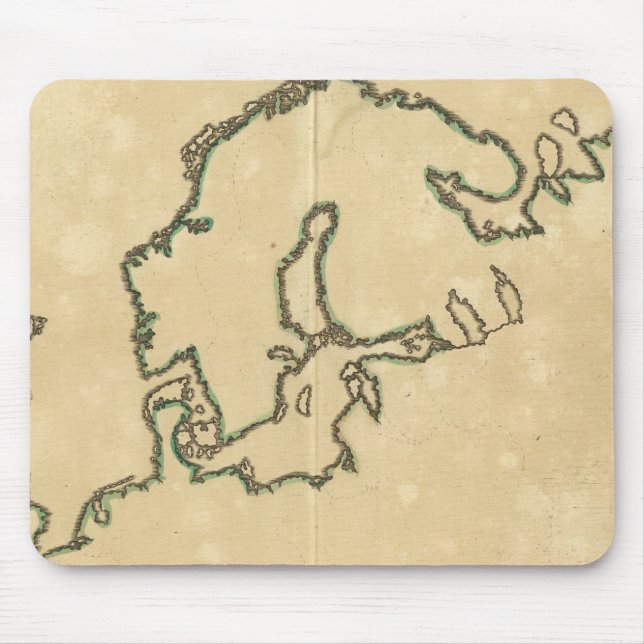Europa Kontur 2 Mousepad (Vorne)
