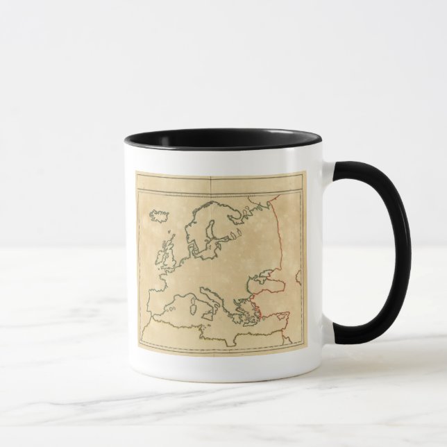 Europa Kontur 2 Tasse (Rechts)