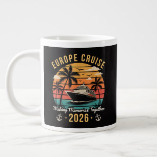 Europa Kreuzfahrt Gruppe 2026 Familienpassende Fer Jumbo-Tasse
