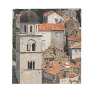 Europa, Kroatien. Mittelalterliche Stadtmauer von Notizblock