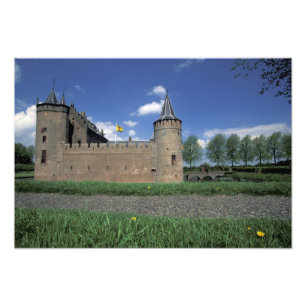 Europa, Niederlande, Muiden Muiden Castle Fotodruck