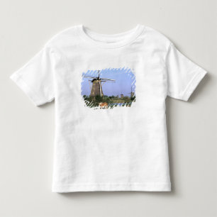 Europa, Niederlande, Zuid Holland, Kinderdijk. 2 Kleinkind T-shirt