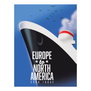 Europa - Nordamerika Kreuzfahrtschiff kommerziell Fotodruck