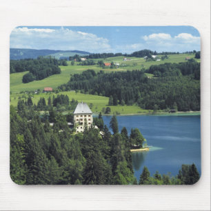 Europa, Österreich, Fuschl. Schloss Fuschl Mousepad