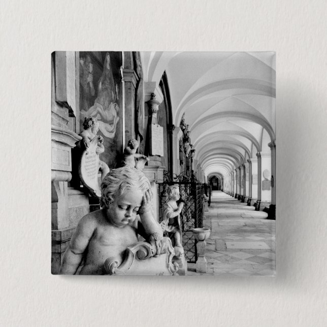 Europa, Österreich, Salzburg. Cherub und Denkmal 2 Button (Vorderseite)
