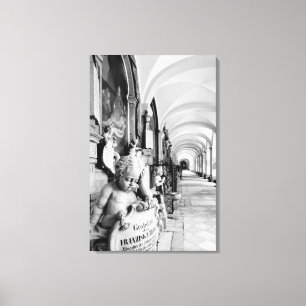 Europa, Österreich, Salzburg. Cherub und Denkmal 2 Leinwanddruck