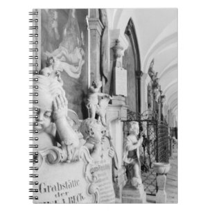 Europa, Österreich, Salzburg. Cherub und Denkmal Notizblock