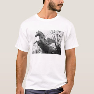 Europa, Österreich, Salzburg. Flügelpferdstatue, T-Shirt